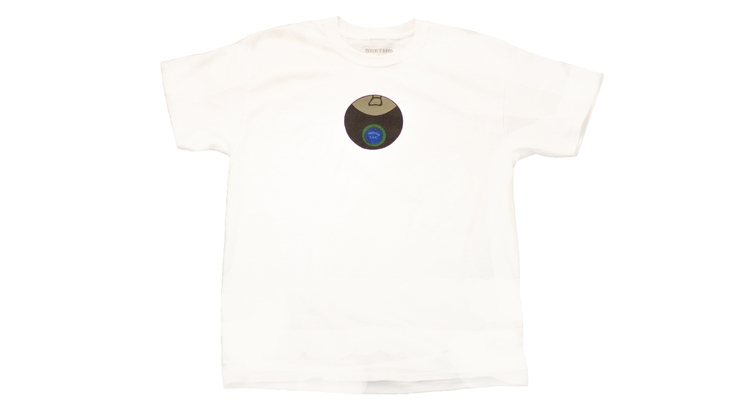 <transcy>T-SHIRT OITVESRETHO 8 BALL SERIES BLANC</transcy>
